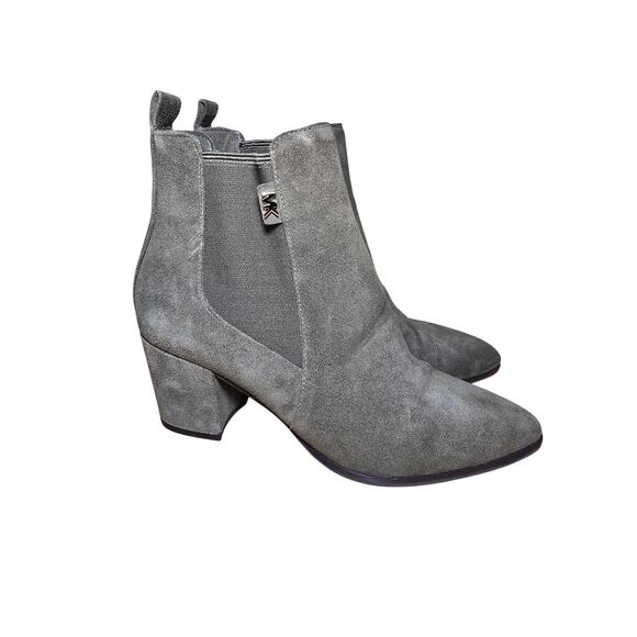 Michael Kors Ella Suede Chelsea Boot Olive Pull On Excellent 6 M - Picture 4 of 7